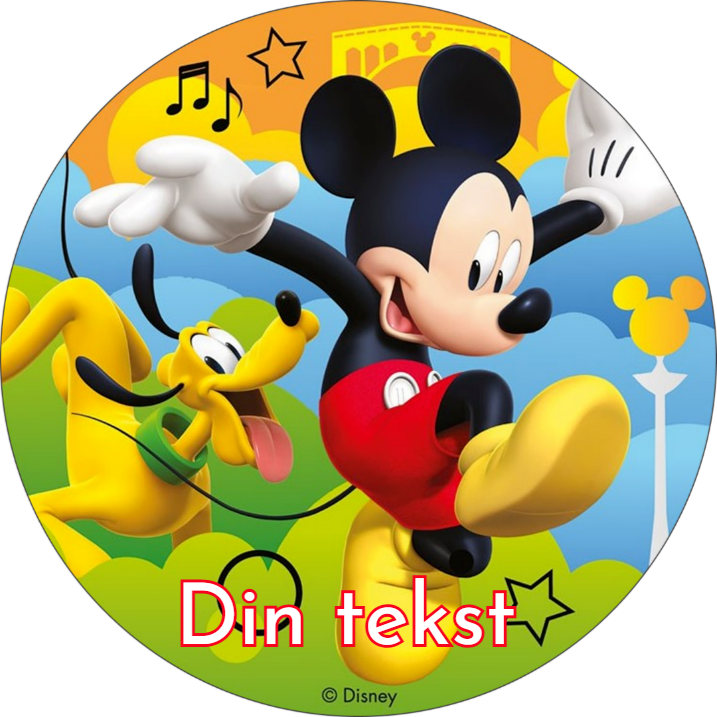 Mikke-mus 3 spiselig kakebilde