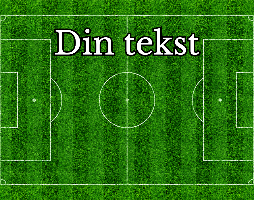 Fotballbane Kakebilde Spiselig Firkantet A4/A5