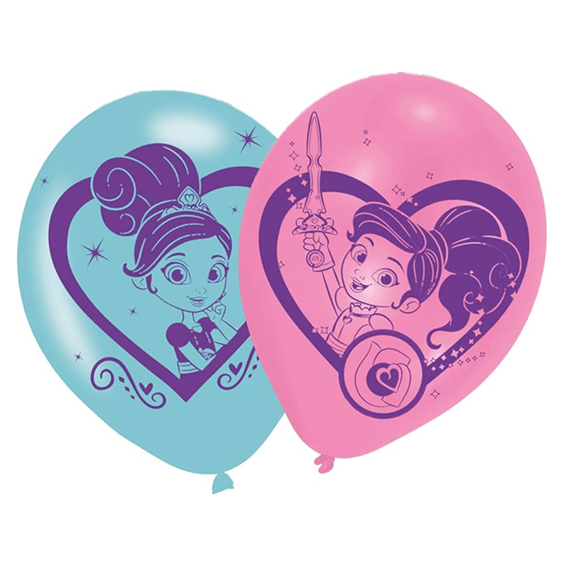 Ballonger, helium, nella, grønn, Rosa , 6 stk