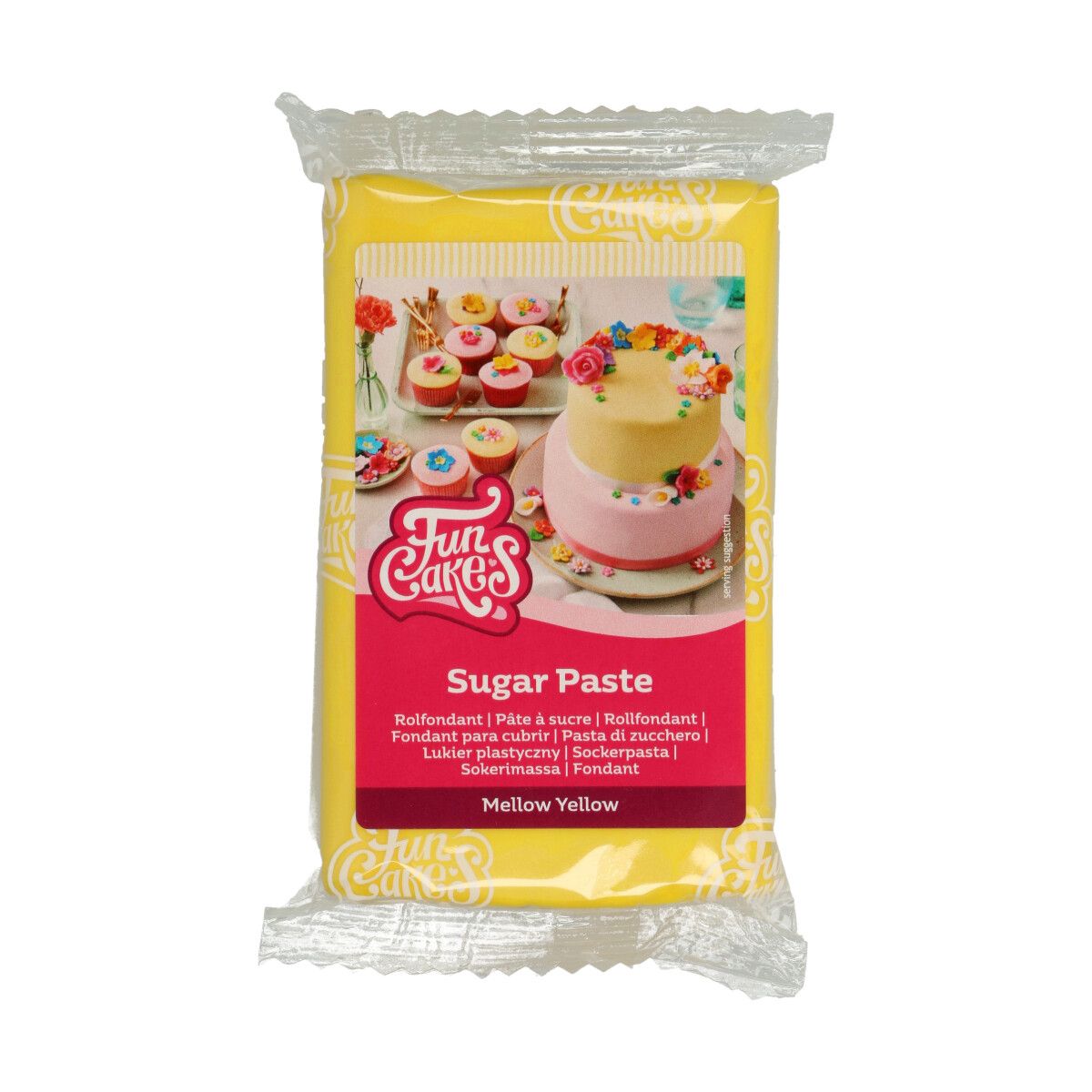 Fondant, Gul, 250 g