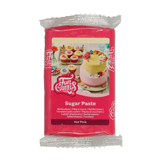 Fondant, Mørk Rosa, 250 g