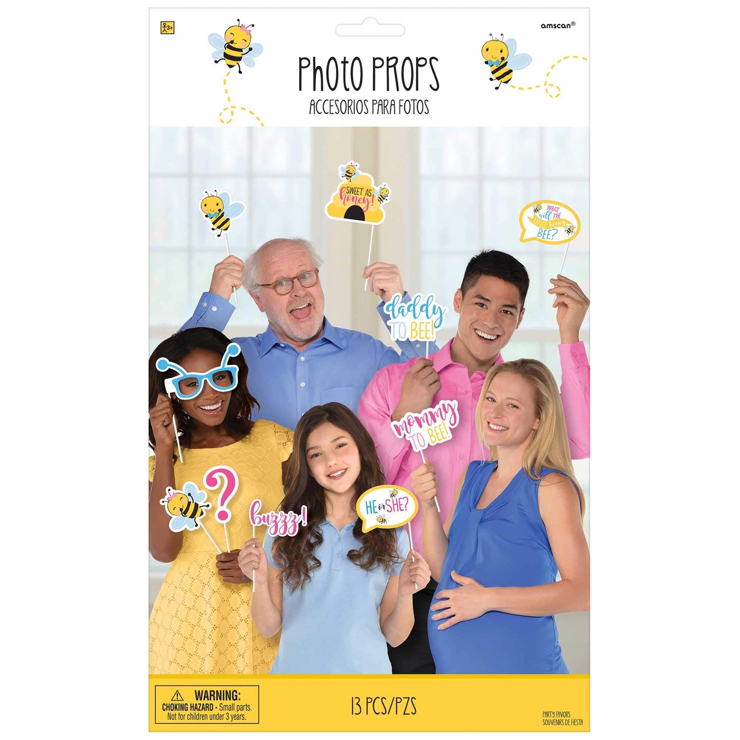 Gender Reveal Foto-Rekvisitter, 13 stk