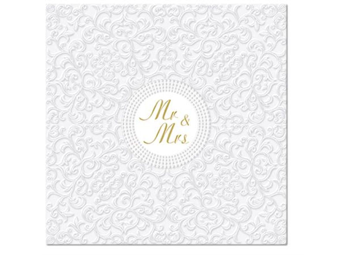 Mr & Mrs Servietter, 20 stk