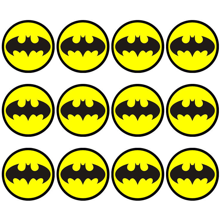 Batman, Muffinsbilder 12 stk