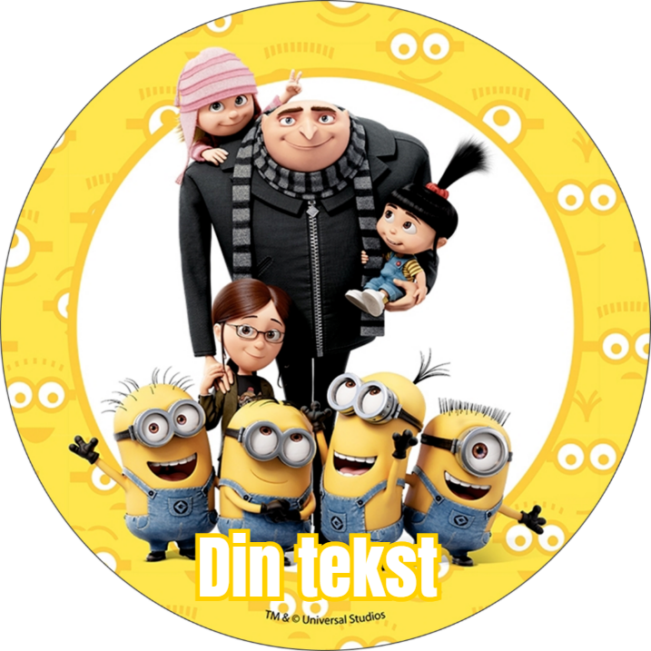 Minions spiselig kakebilde