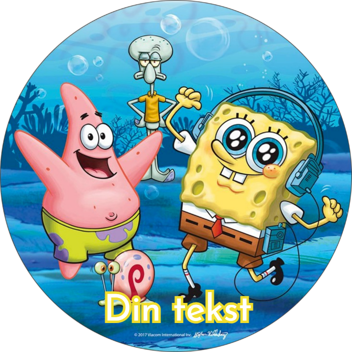 Svampe Bob 1 spiselig kakebilde