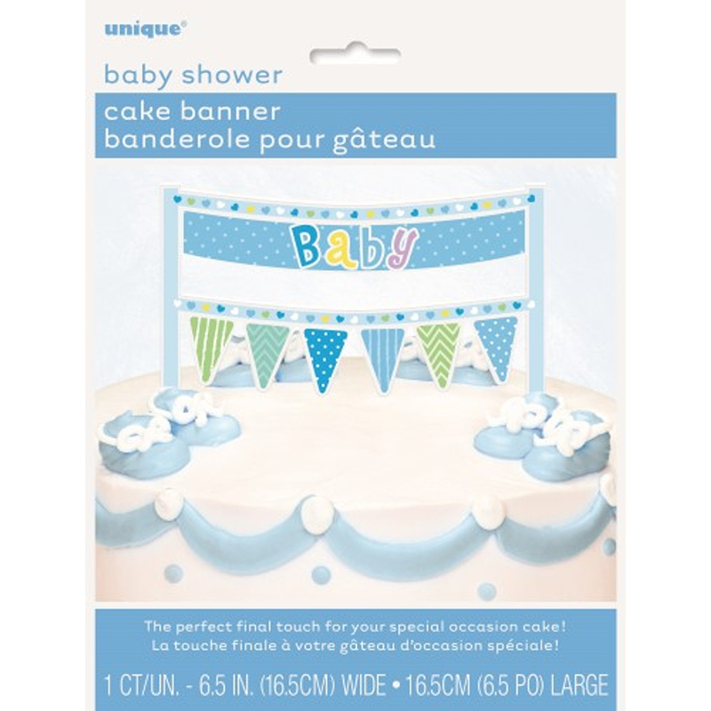 Baby Shower Gutt Kakedekorasjon, 16 cm