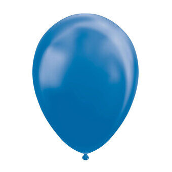 Ballonger, Metallic Blå, 10 stk.