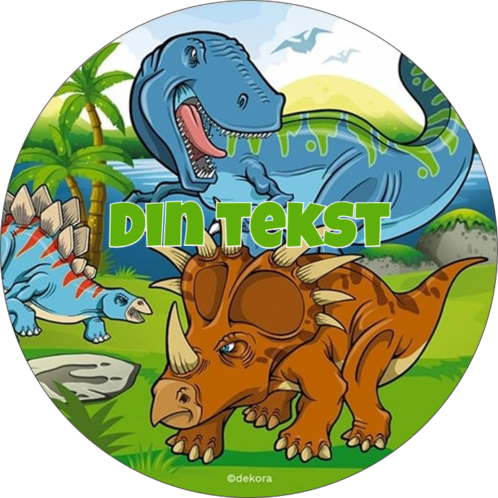 Dinosaur 2 Spiselig Kakebilde