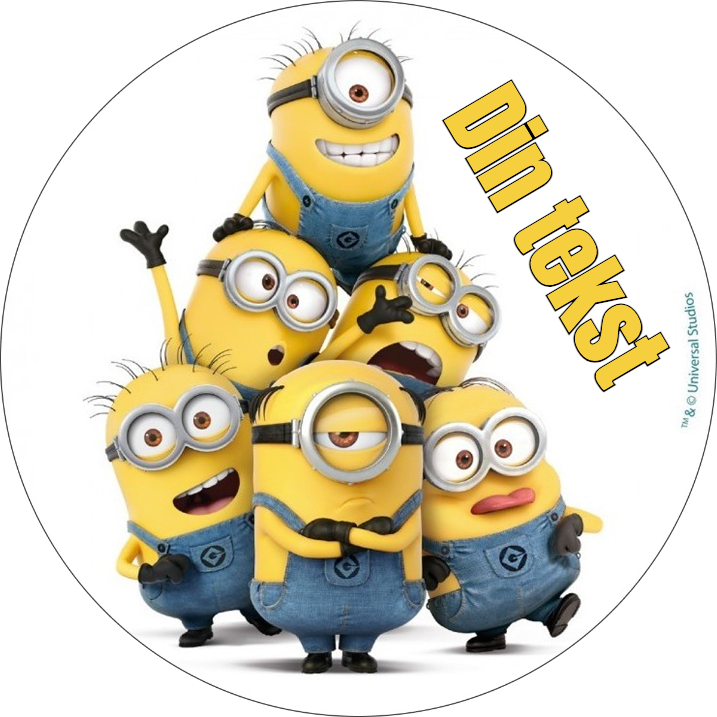 Minions 2 Spiselig Kakebilde