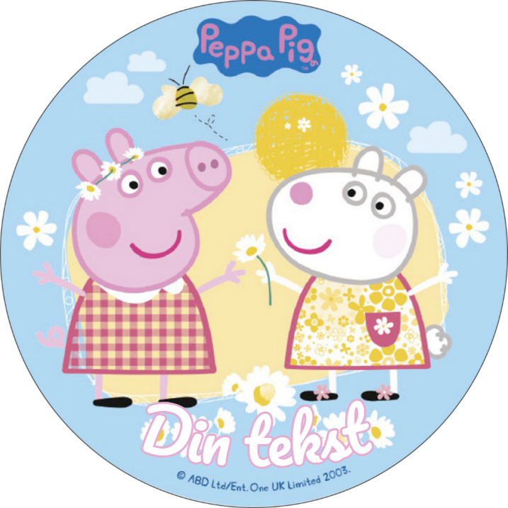Peppa Gris 1 spiselig kakebilde