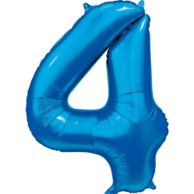 Blå Tallballonger, 86 cm
