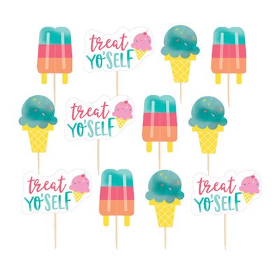 Iskrem Pinner, Kake Dekorasjon 24 stk