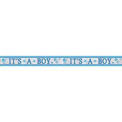 Its A Boy Baby Shower, Folie Banner.