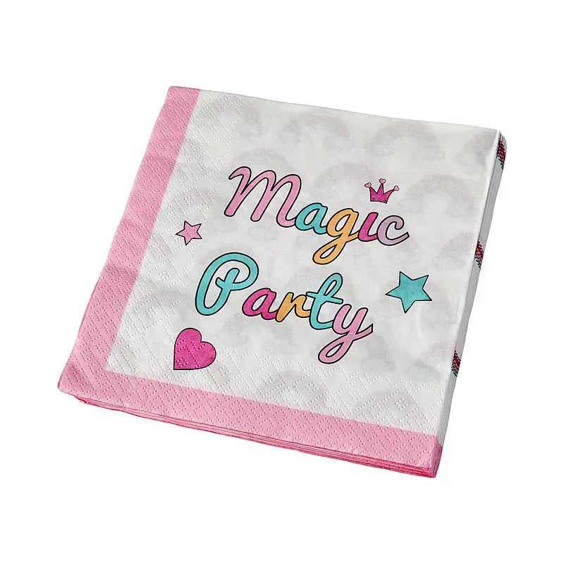 Magic Party servietter, 20 stk