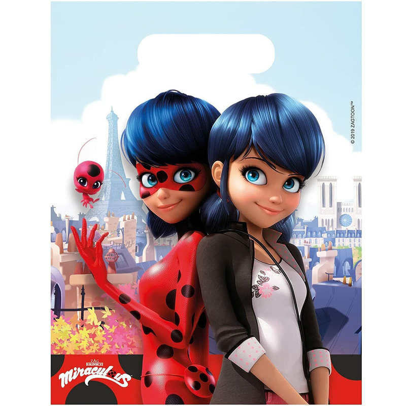 Miraculous Ladybug Godteposer, 6stk