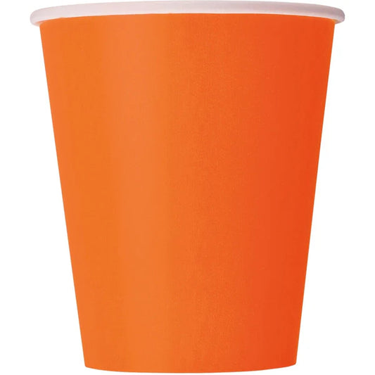 Oransje Pappkopper, 8 stk