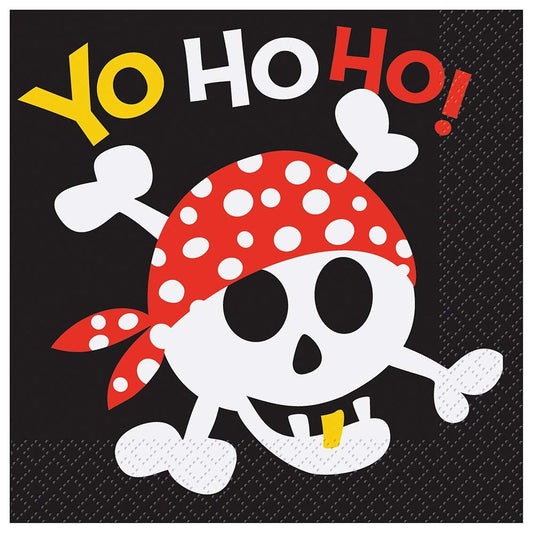 Pirat servietter, 16 stk