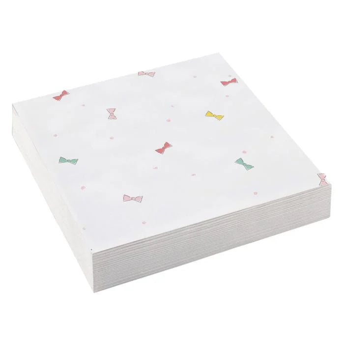 Sløyfe servietter, 20 stk