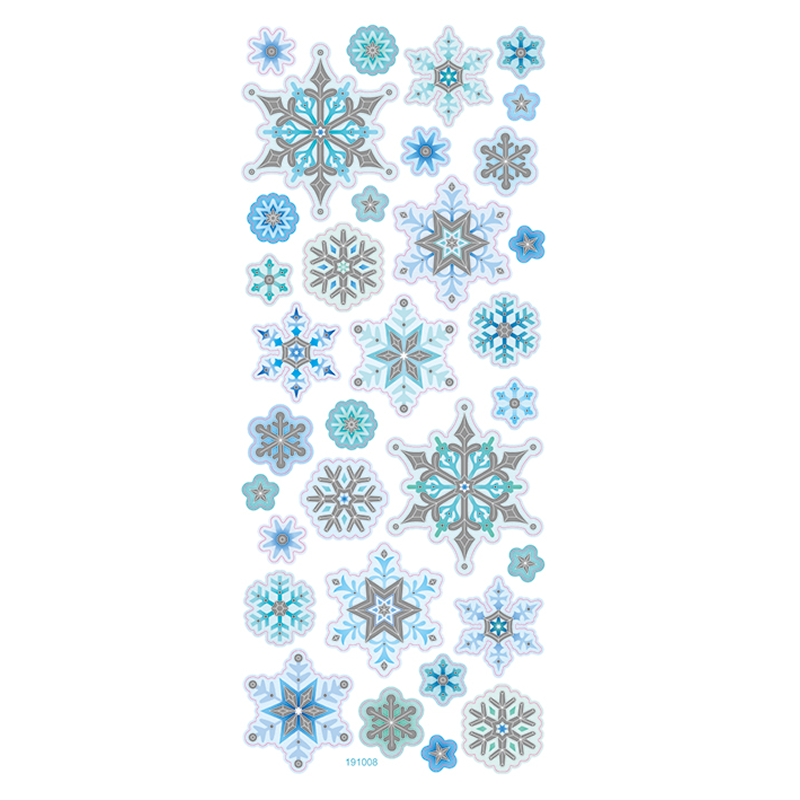 Snøfnugg, Klistremerker