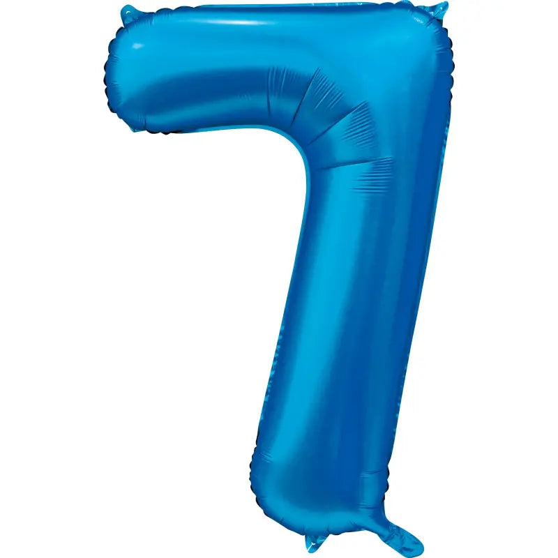 Blå Tallballonger, 86 cm