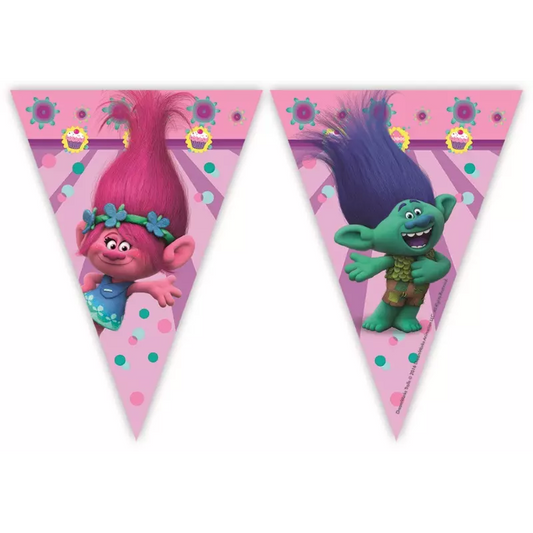 Trolls , Flaggbanner, 2,3m