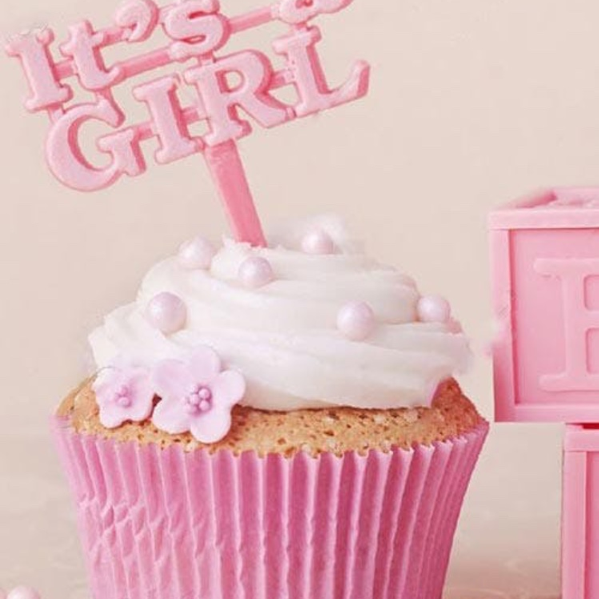 «Its a girl» Kakepynt