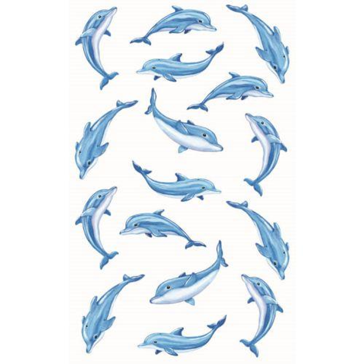 Stickers, Barn, Delfiner, 3 ark