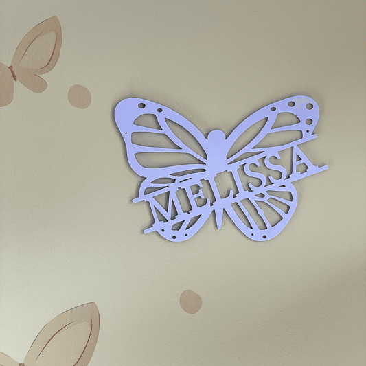 Navneskilt, Sommerfugl