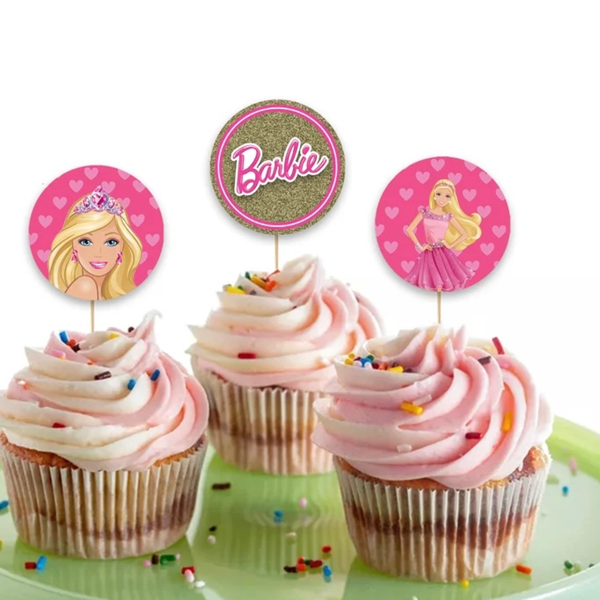 Barbie, Toppers, 8 stk