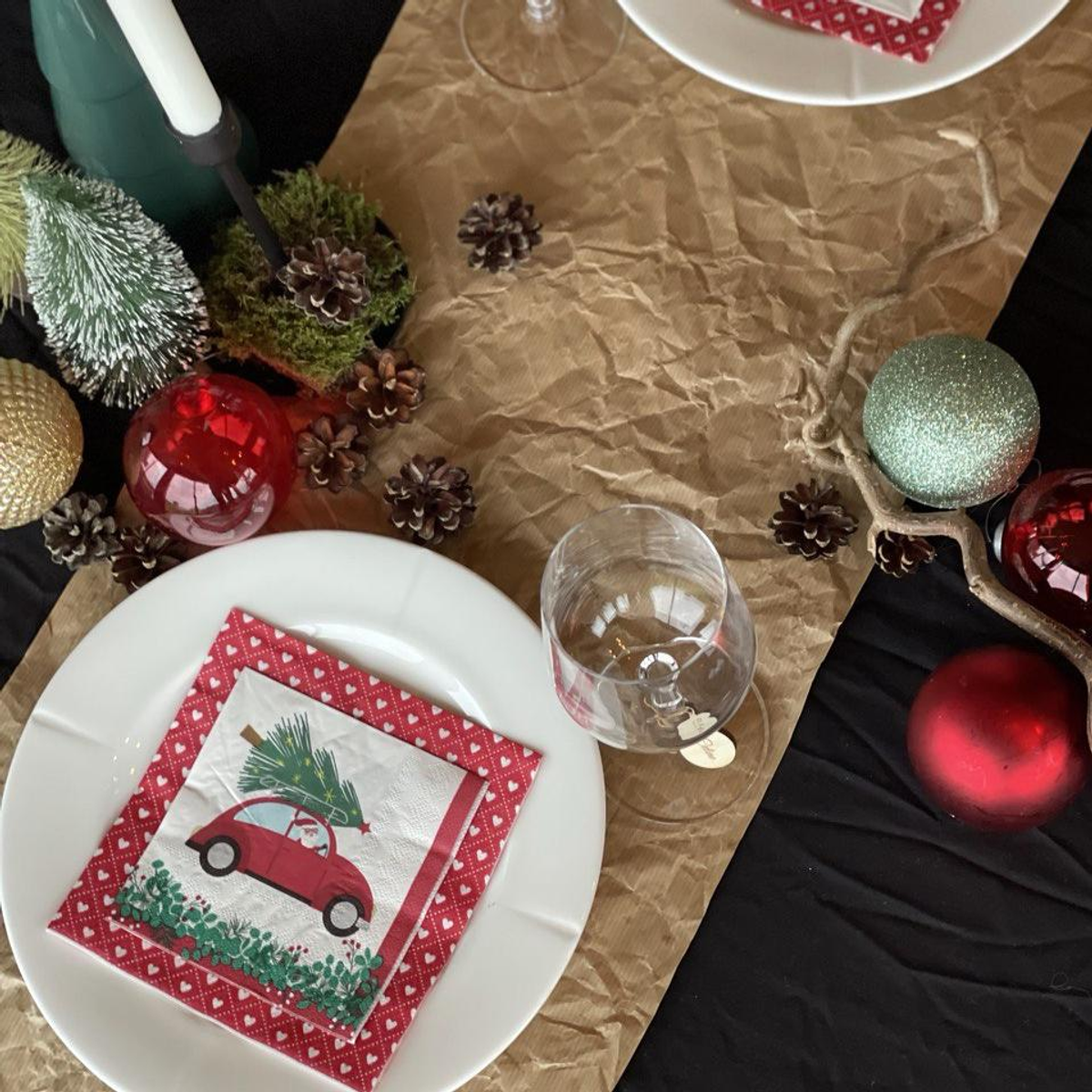 Juleservietter, 16 stk