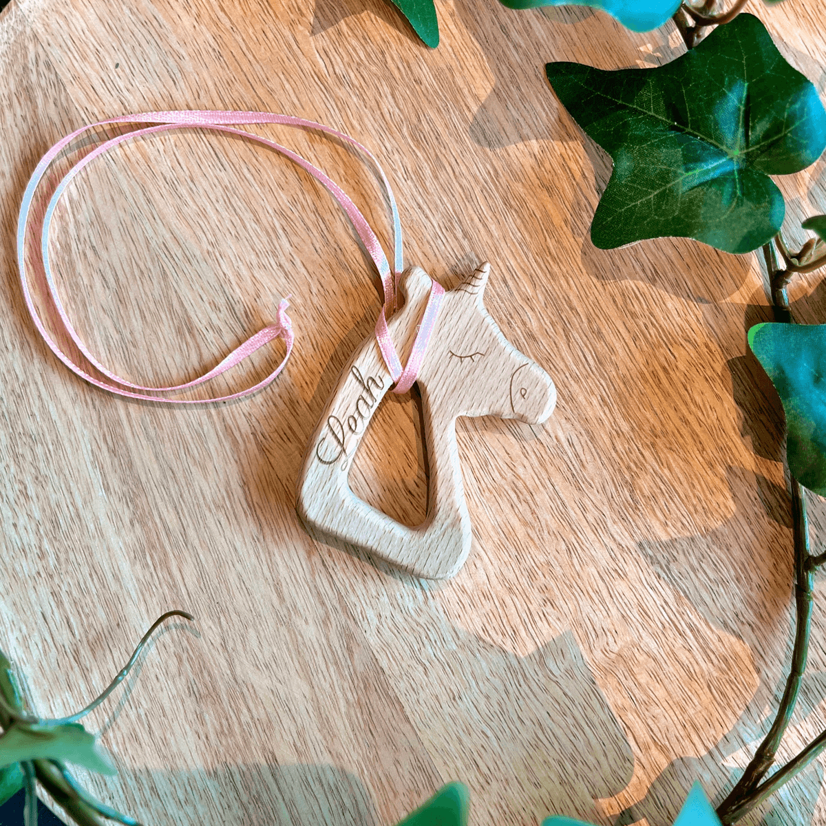 Baby Enhjørning Oppheng M/Gravering