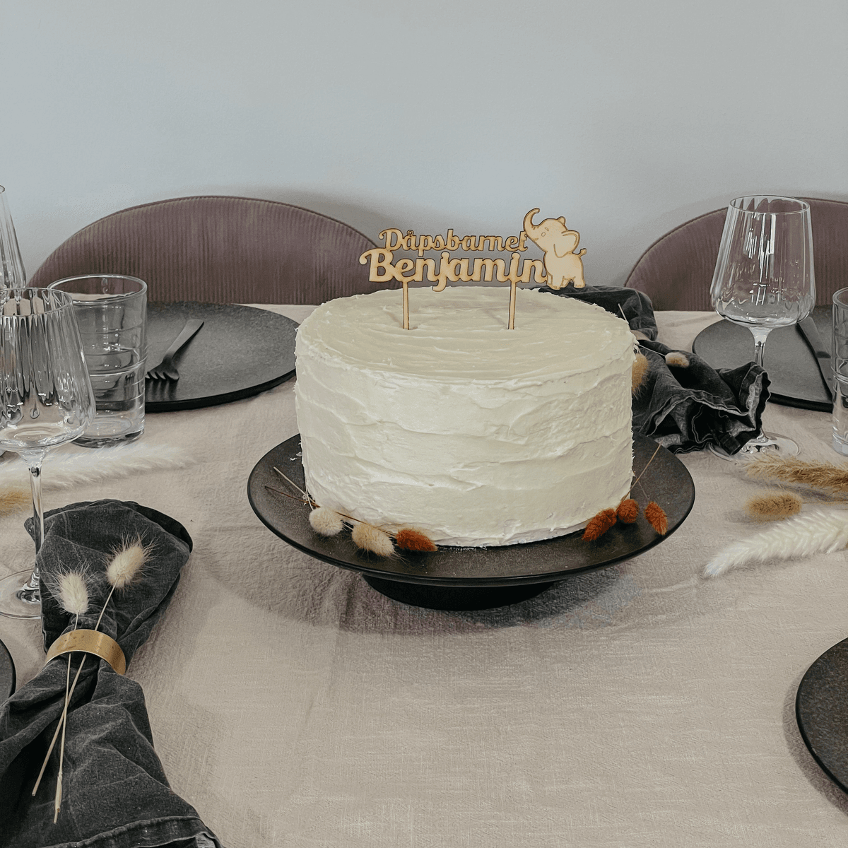 Dåpsbarnet, Kaketopper Elefant#3