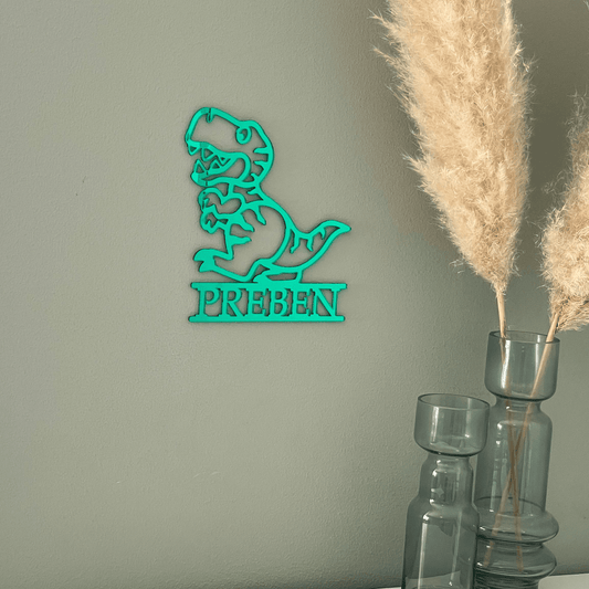 Navneskilt, Dinosaur