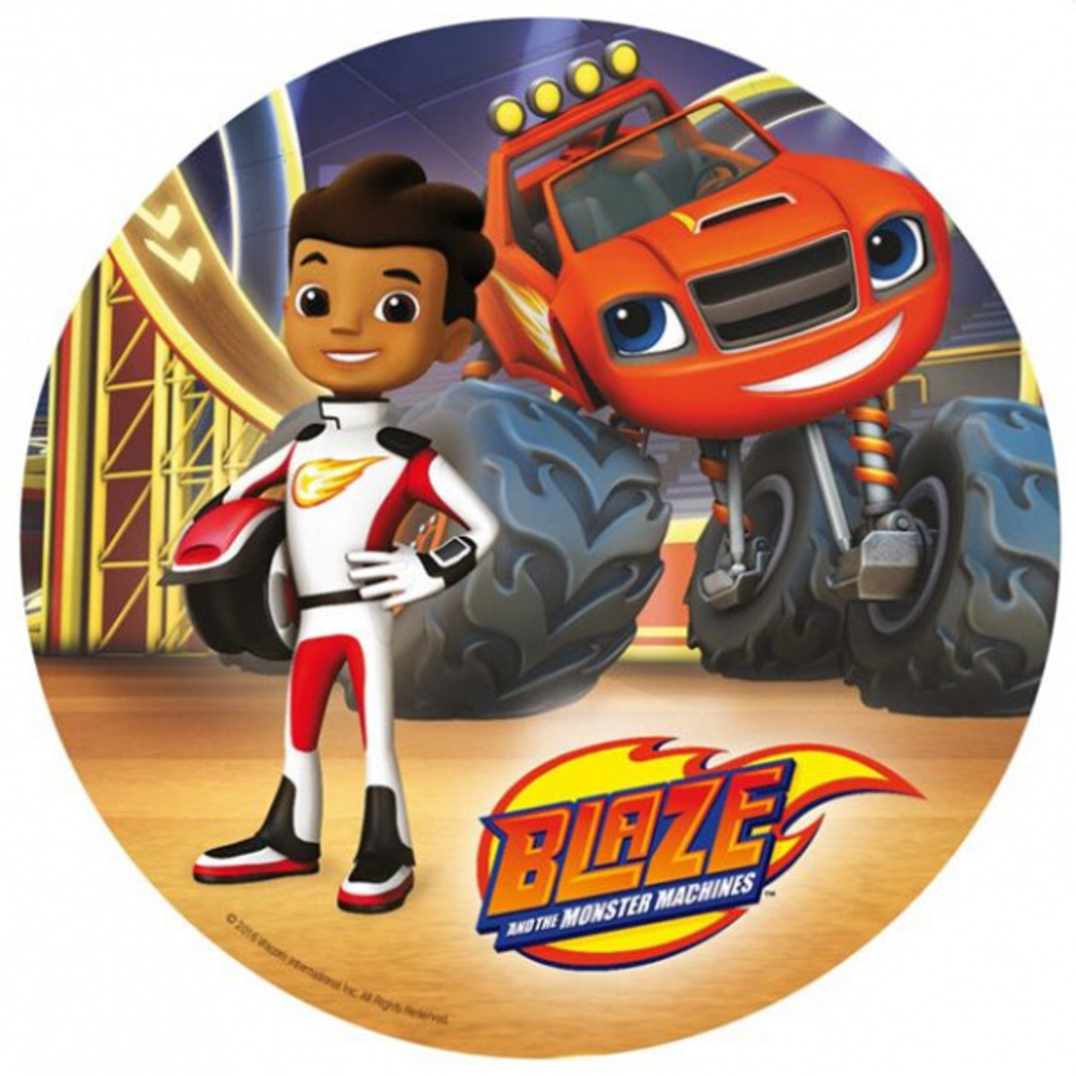 Blaze og monstermaskinene Kakebilde 2, 20cm