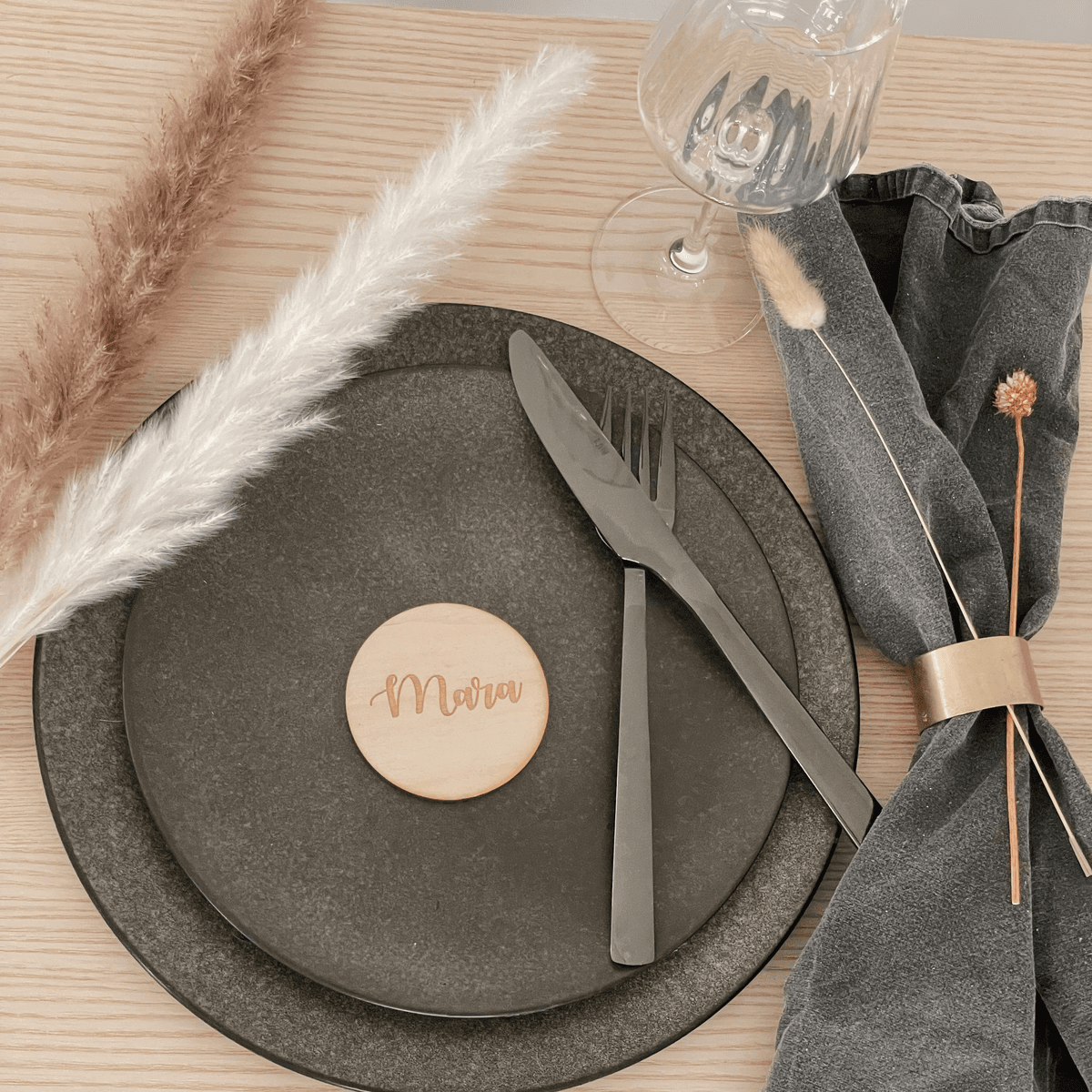 Bordkort, Sirkel 5 stk