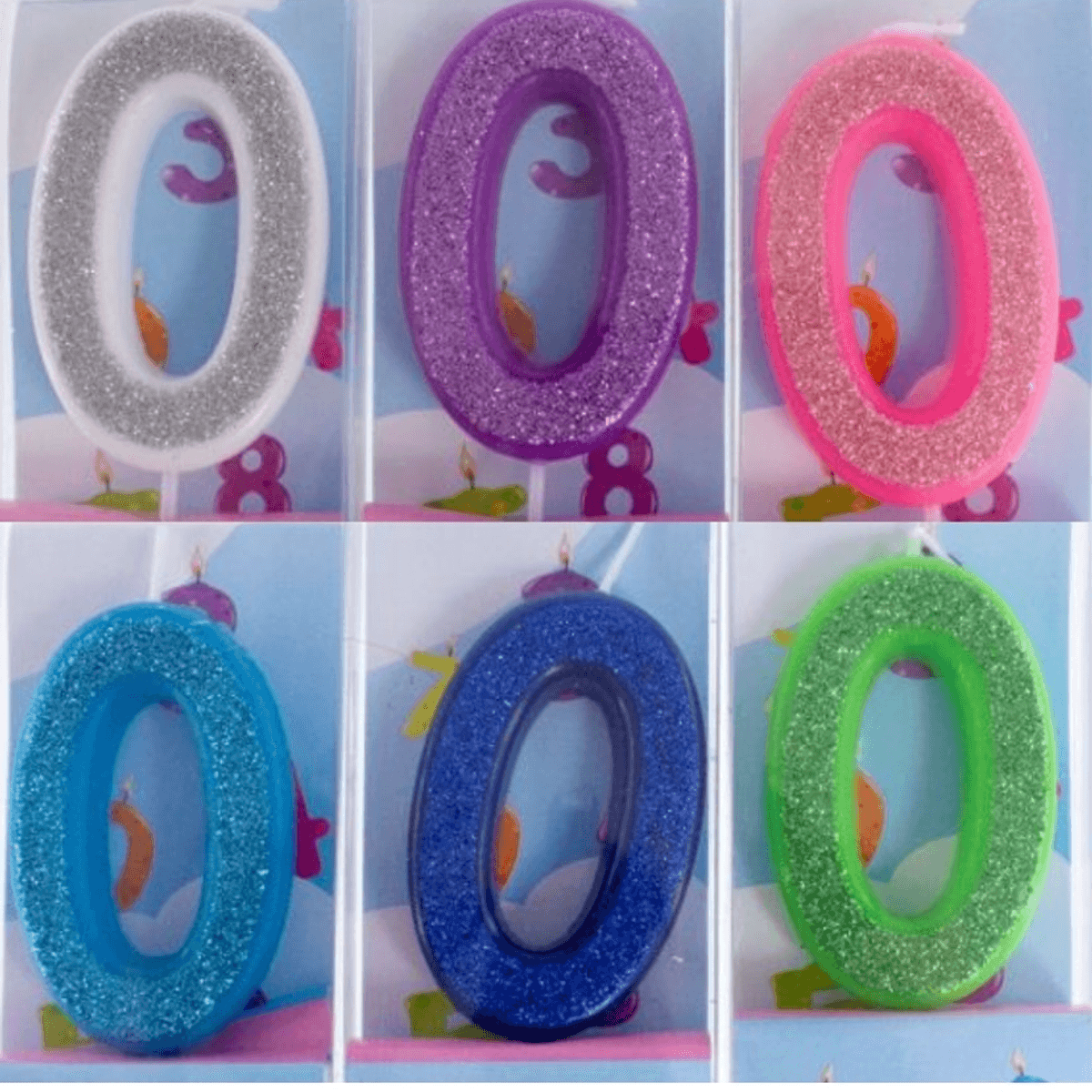 Kakelys med Glitter, 0 år