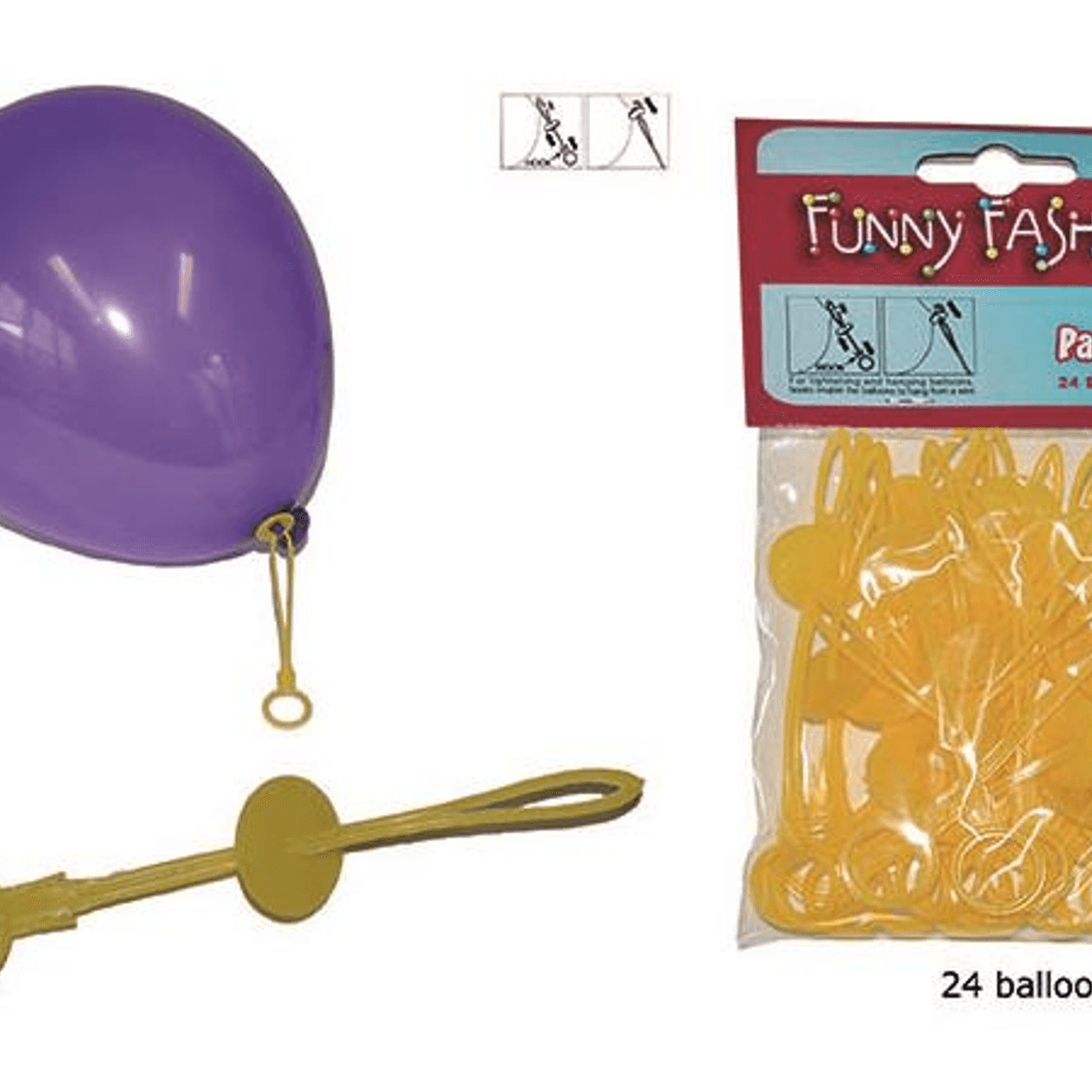 Ballongstrips, 24 stk