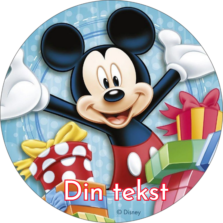 Mikke-mus 4 spiselig kakebilde