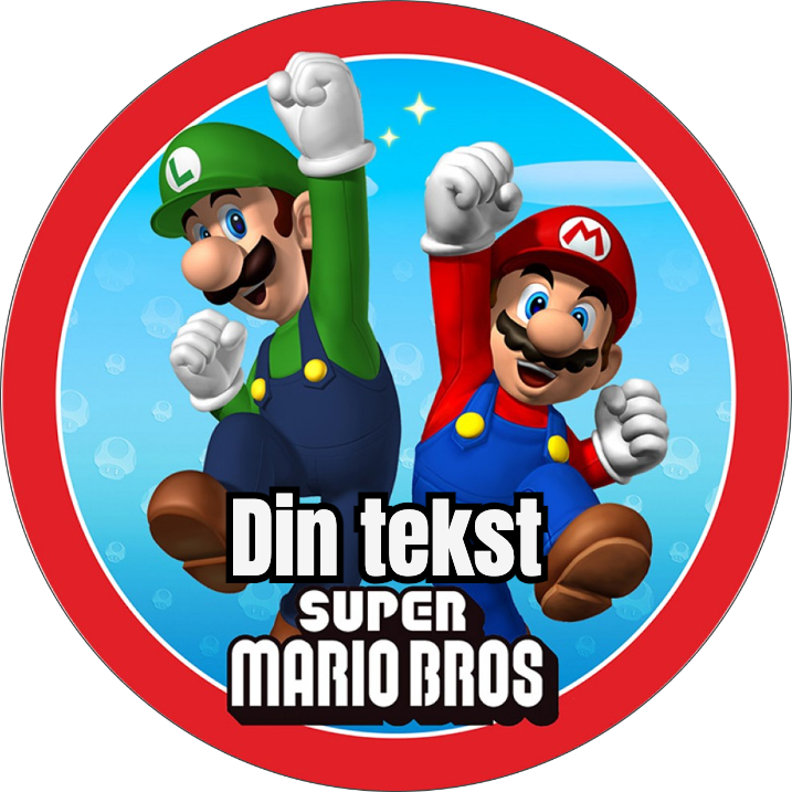 Super Mario Spiselig Kakebilde