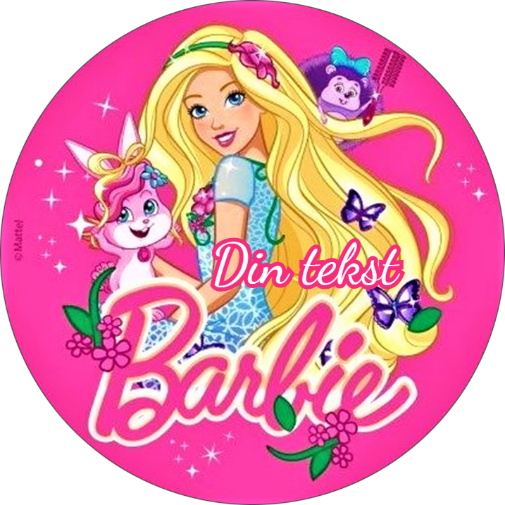 Barbie 4 spiselig kakebilde