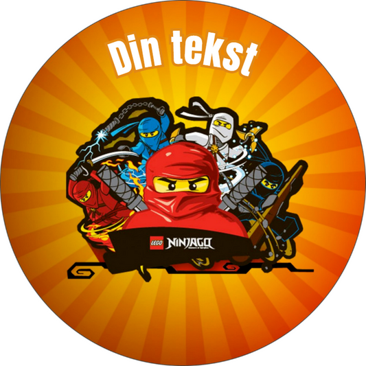 Ninjago spiselig kakebilde
