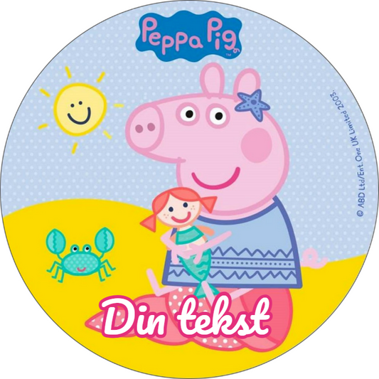 Peppa Gris 4 spiselig kakebilde