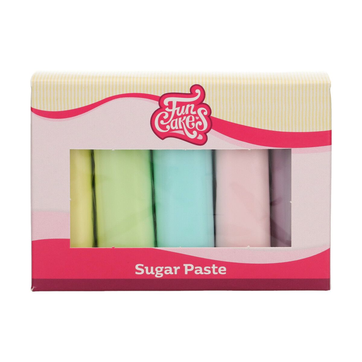 Fondant, Pastel Farger, 5x100 g
