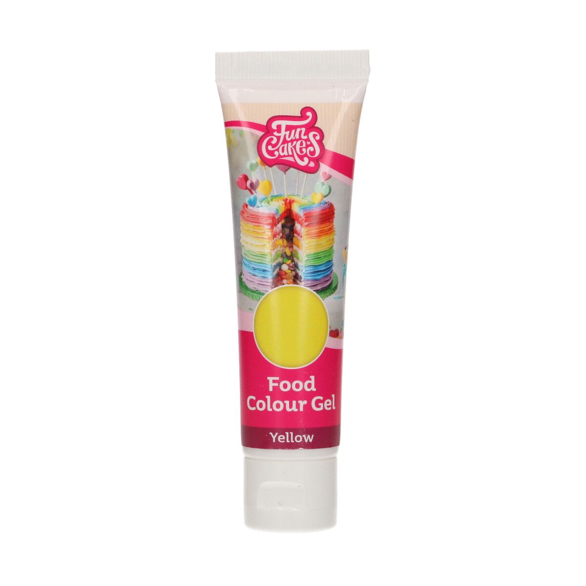 Gel Konditorfarge, Gul, 30 g