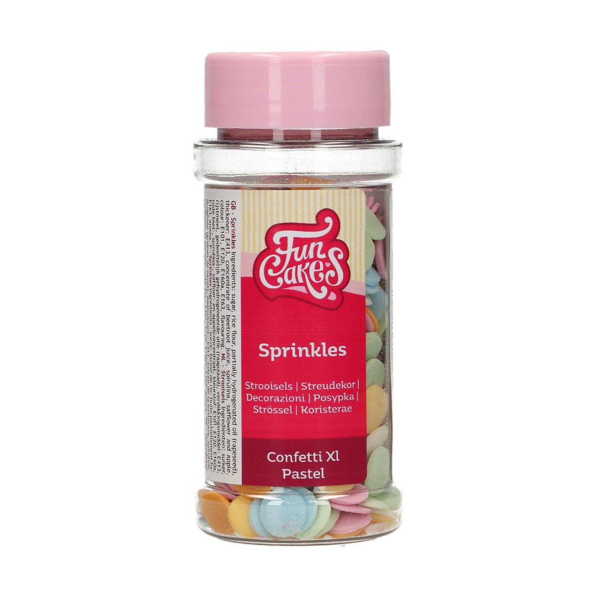 Strøssel, XL Konfetti Pastel, 55 g