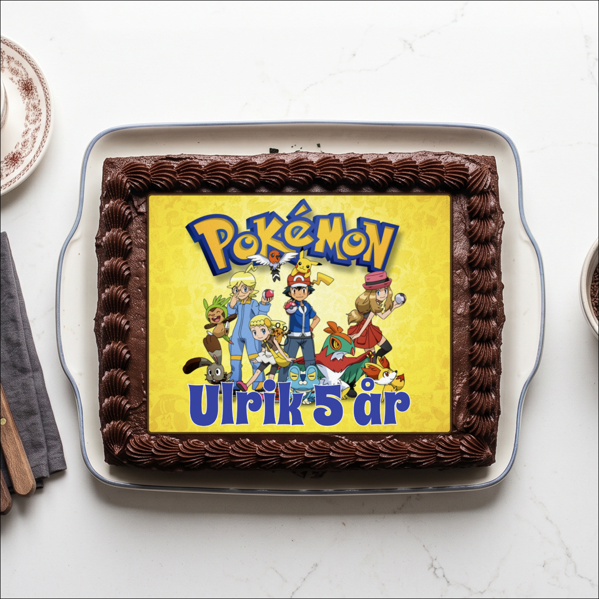 Pokemon Kakebilde Spiselig Firkantet A4/A5