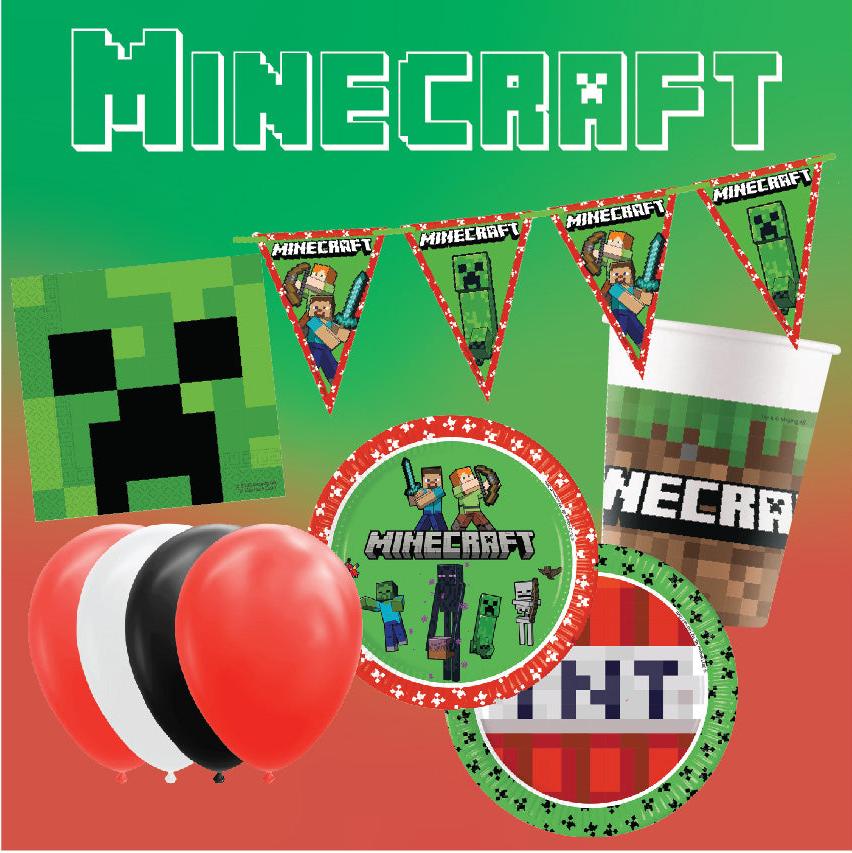 Minecraft, Bursdagspakke, 8-24 pers