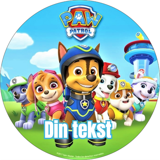 Paw patrol 1 spiselig kakebilde
