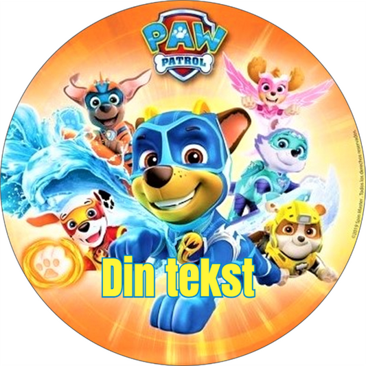 Paw patrol 5 spiselig kakebilde